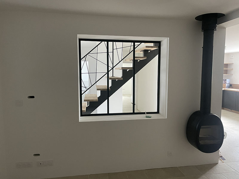 verrière aluminiym 3 traverses